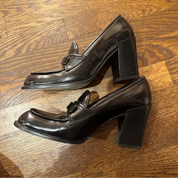 Prada Black Leather Heels - Picture 3 of 9